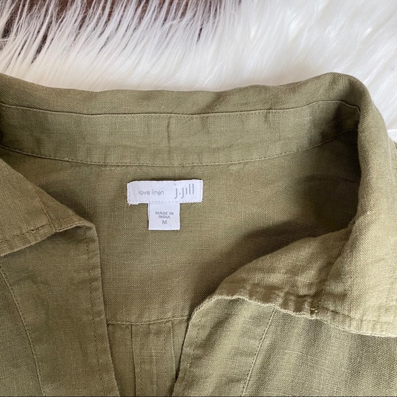 [J. Jill] Love Linen Button Up Shirt - Picture 3 of 8